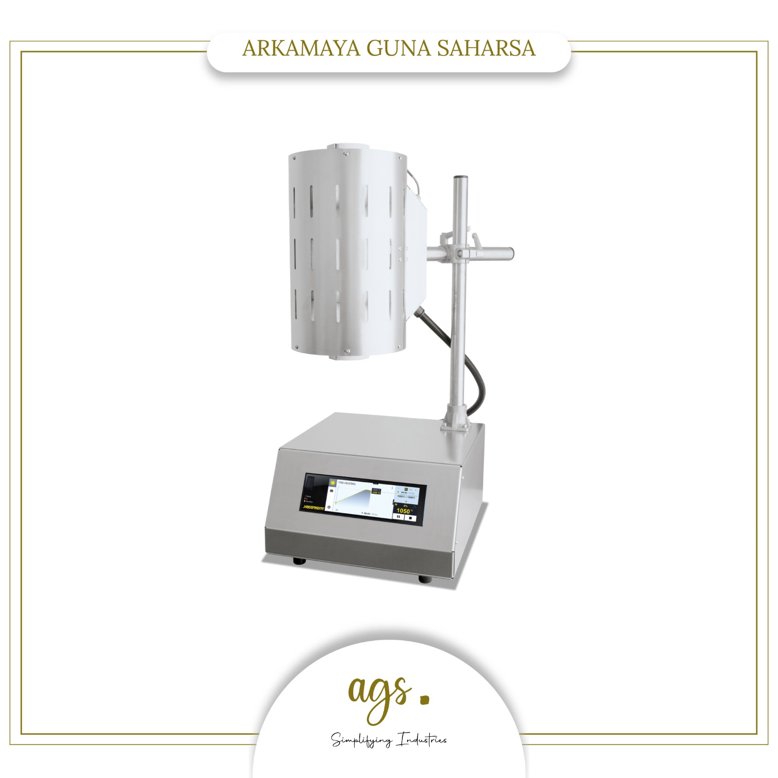 NABERTHERM TUBE FURNACES WITH STAND FOR HORIZONTAL AND VERTICAL OPERATION UP TO 1500 C
