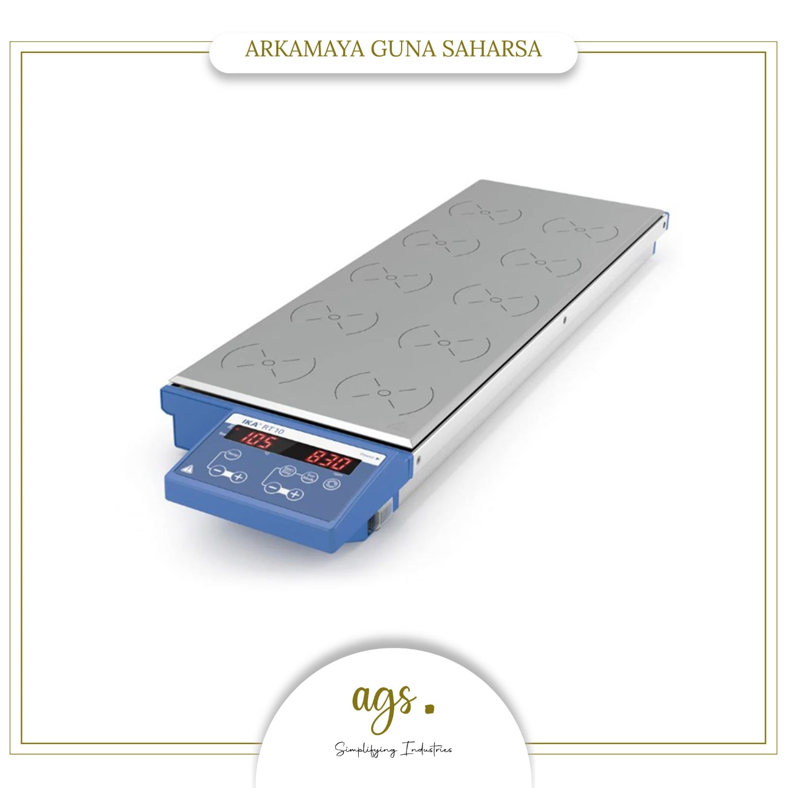 MAGNETIC HOTPLATE STIRRER RT 10