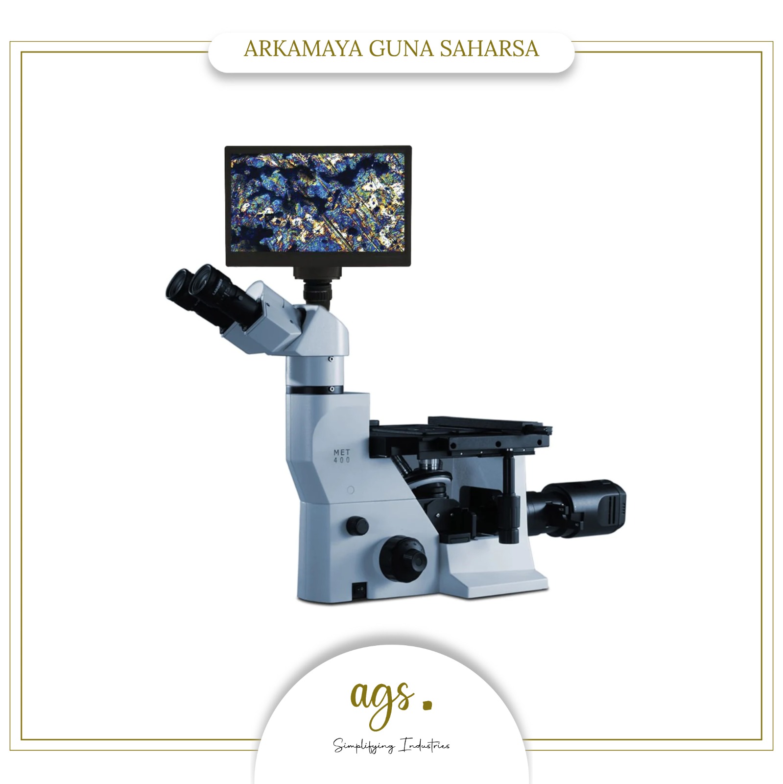 Inverted Microscope with Camera