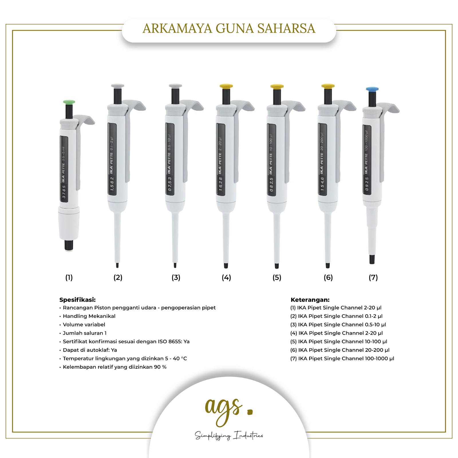 SINGLE CHANNEL PIPETTE, VARIABLE VOLUME, All Volume