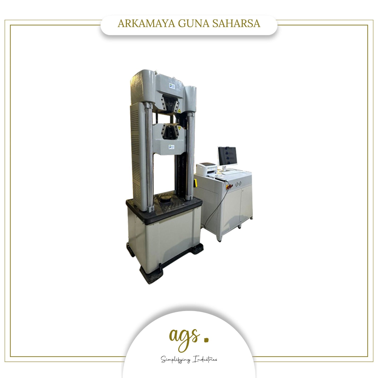 Servo Hydraulic Universal Testing Machine 2000 kN