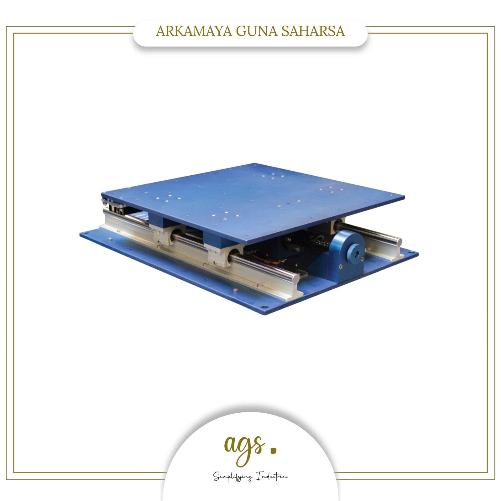 Single-Axis Bench-Scale Shake Table 100 x 100 cm