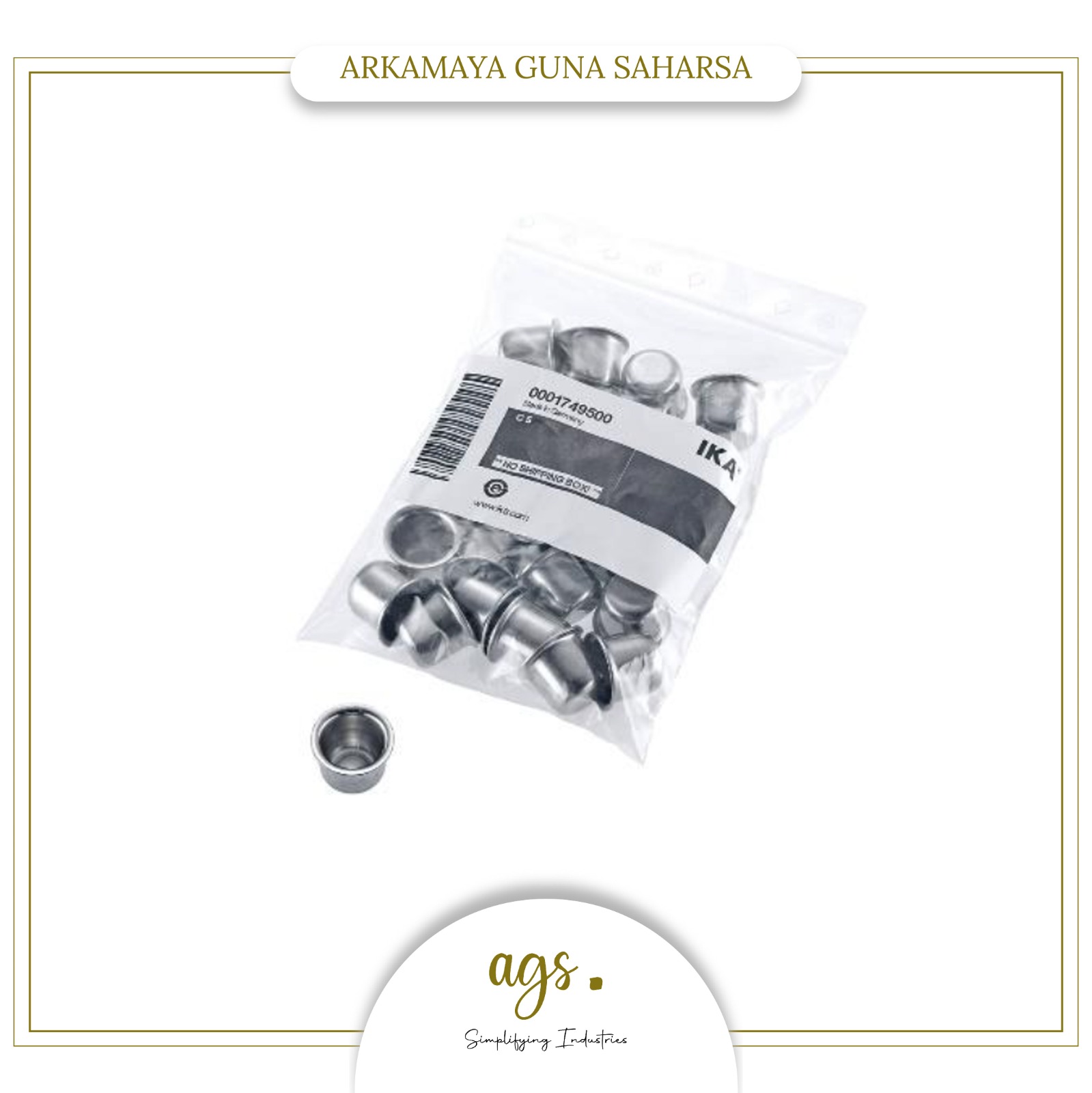 C 5 Set of VA combustion crucibles (25 pcs)